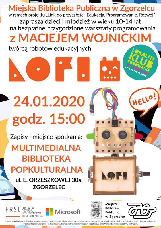 Warsztaty programowania robotów LOFI