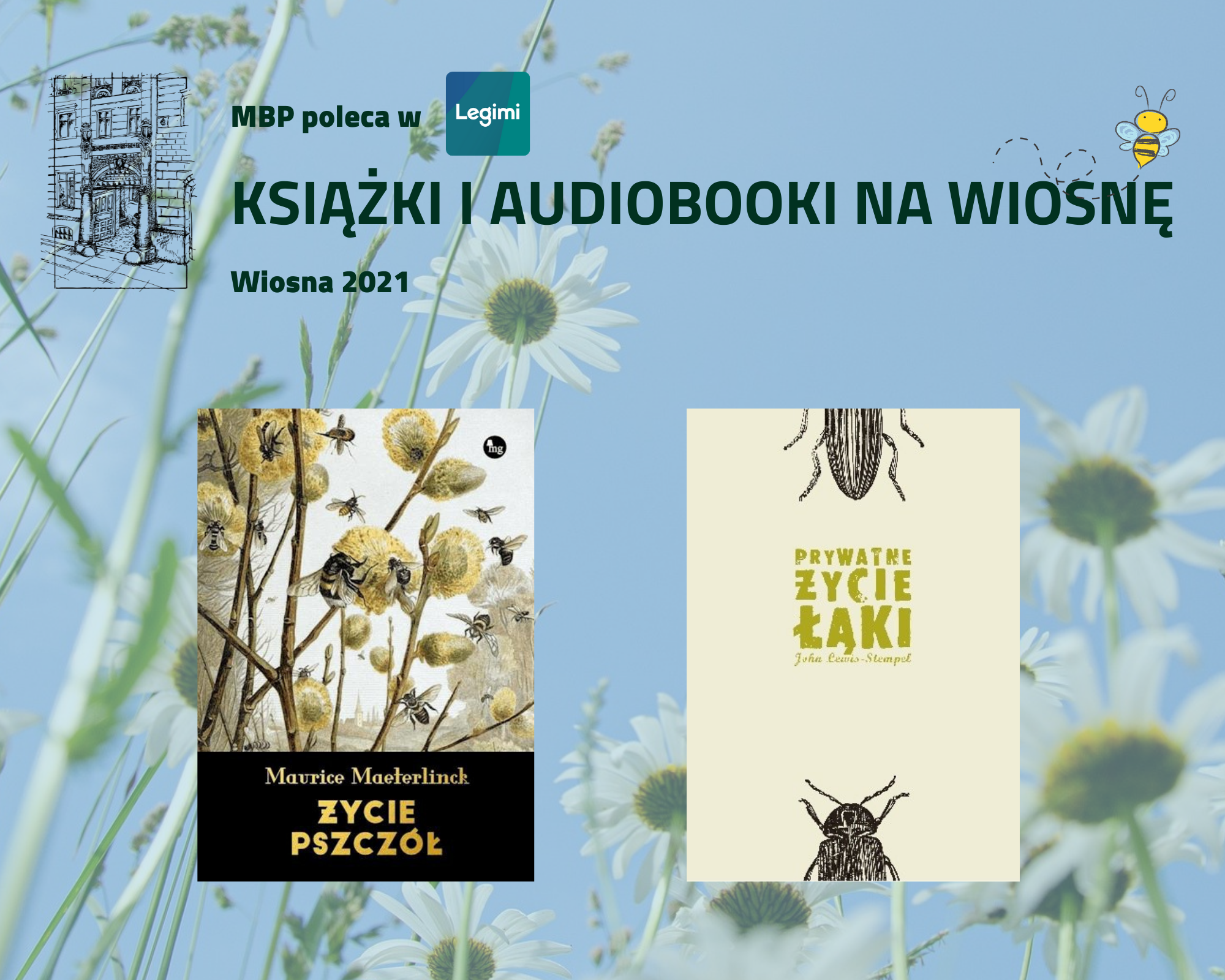 Trzy książki i audiobooki na wiosnę w abonamencie Legimi