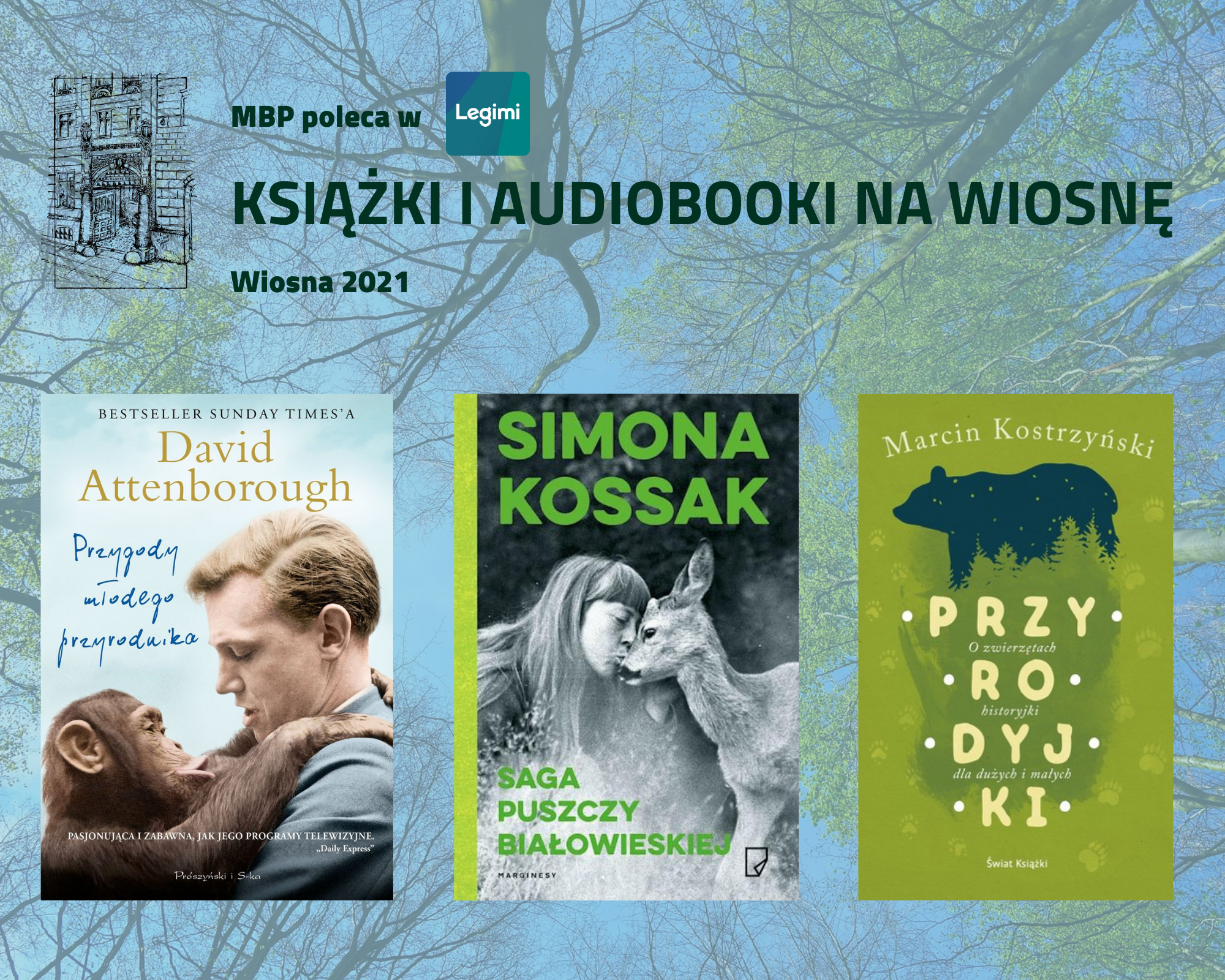 Kolejne trzy książki i audiobooki na wiosnę w abonamencie Legimi