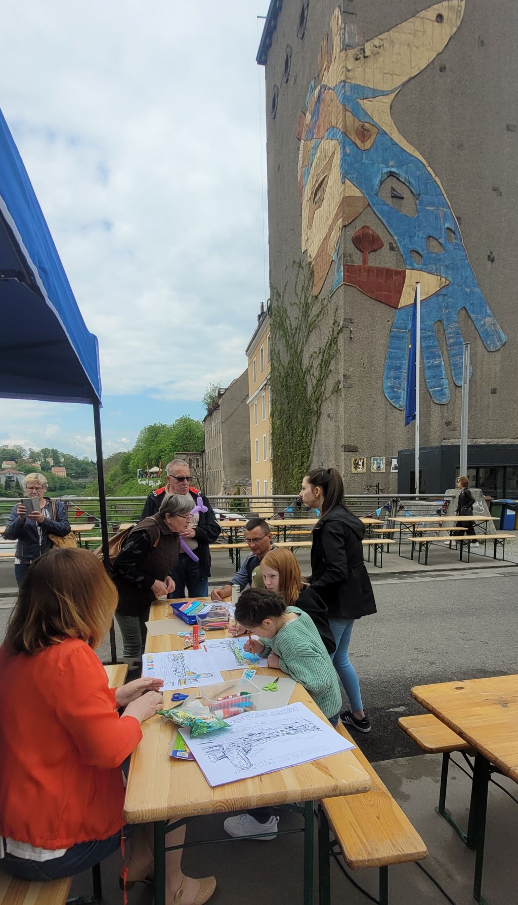 Biblioteka na festynie 25 lat Europa Miasta Zgorzelec/Görlitz.