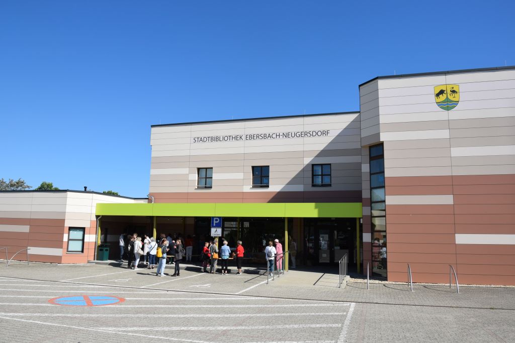 Biblioteka w Ebersbach-Neugesdorf. 