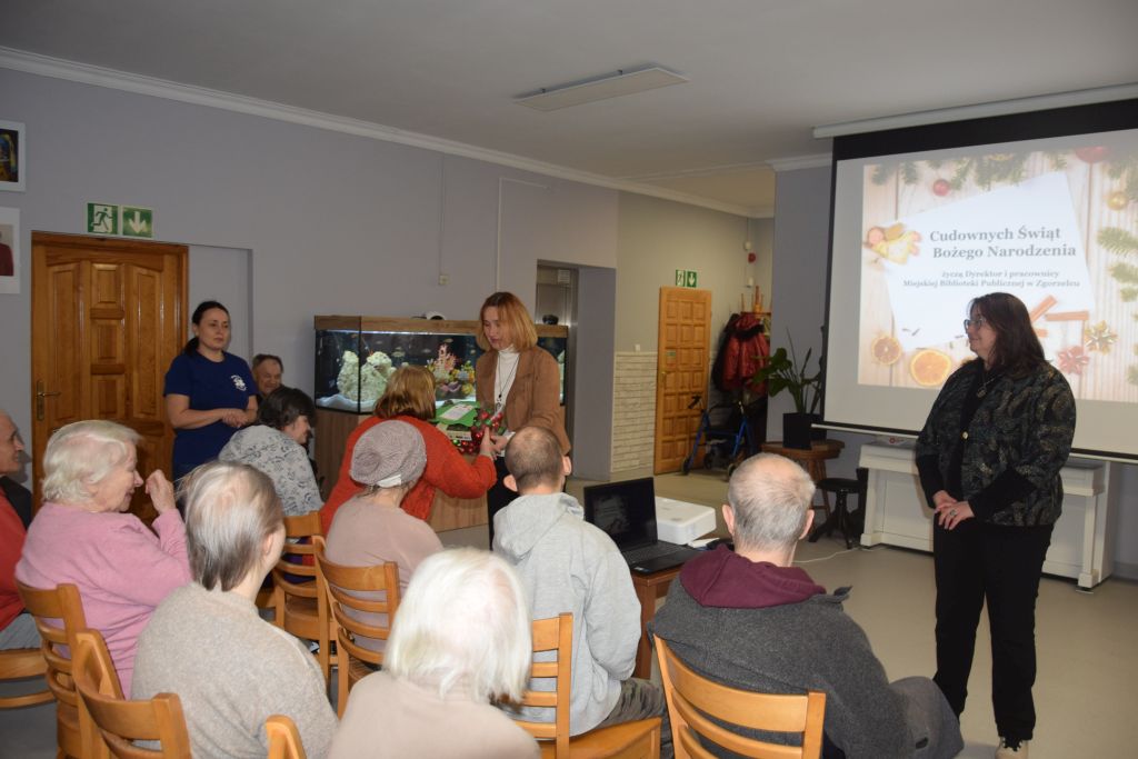 Spotkanie z Mieszkańcami Domu Pomocy Społecznej „Jutrzenka” w Zgorzelcu. Spotkanie z Mieszkańcami Domu Pomocy Społecznej „Jutrzenka” w Zgorzelcu.