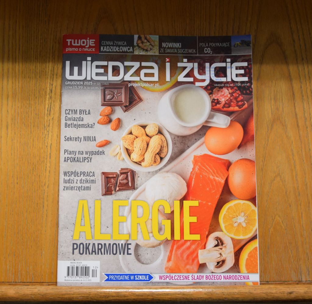 Okładka czasopisma „Wiedza i Życie” 12/2025. Okładka czasopisma „Wiedza i Życie” 12/2025.