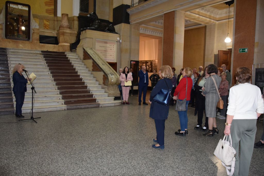 Otwarcie wystawy „Biblioteka. Miejsce tajemnicy” według scenariusza Justyny Polakowskiej. Otwarcie wystawy „Biblioteka. Miejsce tajemnicy” według scenariusza Justyny Polakowskiej.