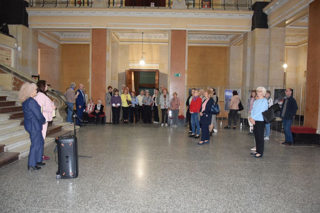 Otwarcie wystawy „Biblioteka. Miejsce tajemnicy” według scenariusza Justyny Polakowskiej. Otwarcie wystawy „Biblioteka. Miejsce tajemnicy” według scenariusza Justyny Polakowskiej.