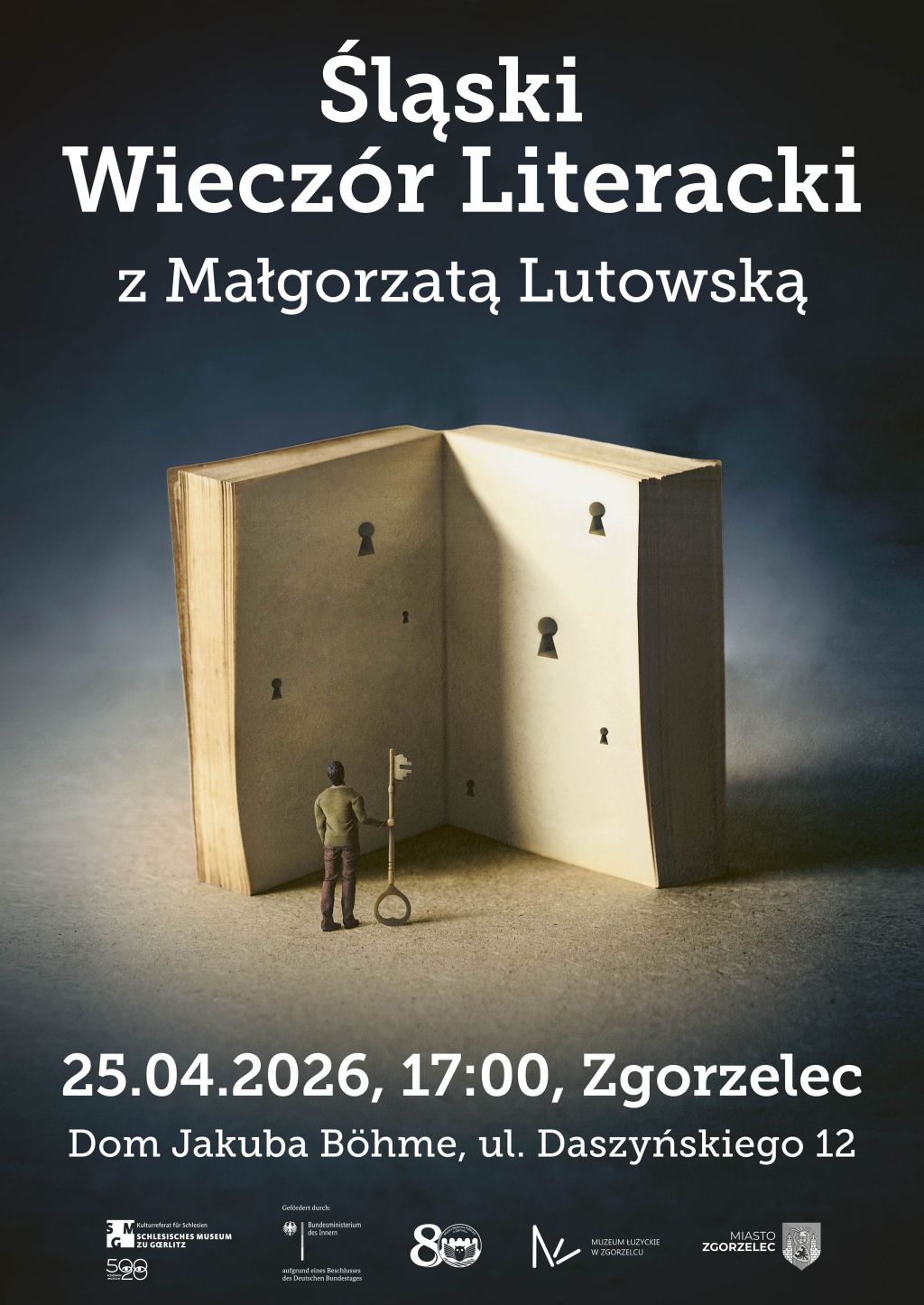 Śląski Wieczór Literacki z&nbsp;Małgorzatą Lutowską. 25.04.2026, 17:00, Dom Jakuba Böhme, ul. Daszyńskiego 12, Zgorzelec.